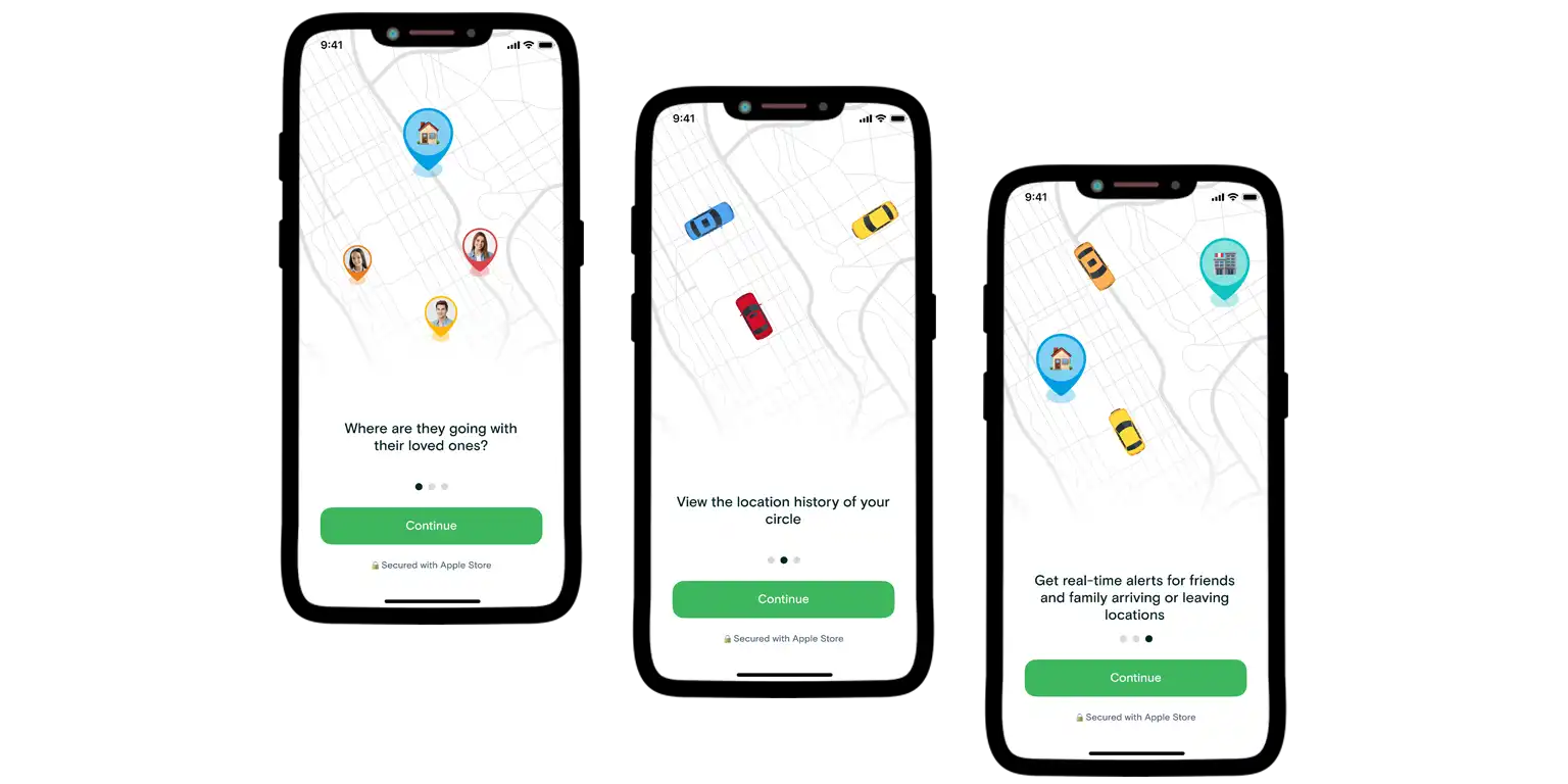 A screen from the Number Tracker app showing some of its features.